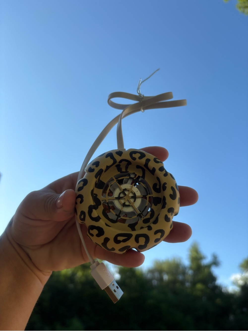 SCENTSY -cheetah print mini fan defuser